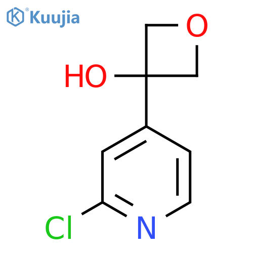 3-(2-Chloropyridin-4-YL)oxetan-3-OL structure