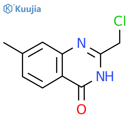 2-(chloromethyl)-7-methyl-4(3H)-quinazolinone structure