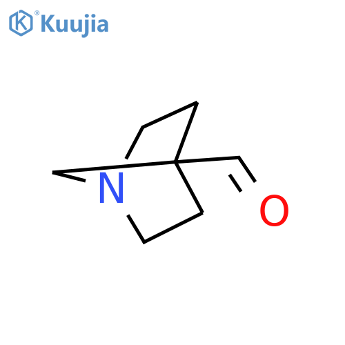 1-Azabicyclo[2.2.1]heptane-4-carboxaldehyde(9CI) structure