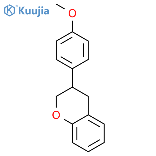 2H-1-Benzopyran, 3,4-dihydro-3-(4-methoxyphenyl)- structure