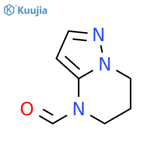 6,7-Dihydropyrazolo[1,5-a]pyrimidine-4(5H)-carbaldehyde structure