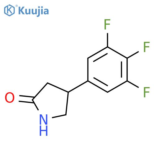 4-(3,4,5-trifluorophenyl)pyrrolidin-2-one structure
