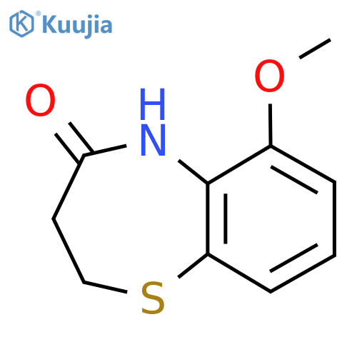6-Methoxy-2,3,4,5-tetrahydro-1,5-benzothiazepin-4-one structure
