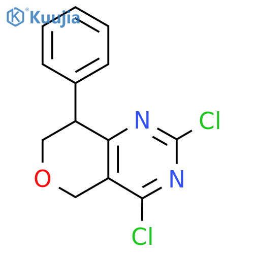 2,4-Dichloro-8-phenyl-7,8-dihydro-5H-pyrano[4,3-D]pyrimidine structure