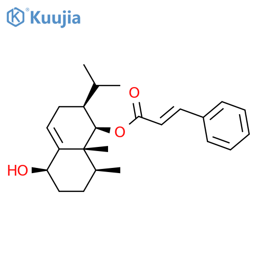 2-Propenoic acid,3-phenyl-,(1R,2S,5R,8S,8aR)-1,2,3,5,6,7,8,8a-octahydro-5-hydroxy-8,8a-dimethyl-2-(1-methylethyl)-1-naphthalenylester, (2E)- structure