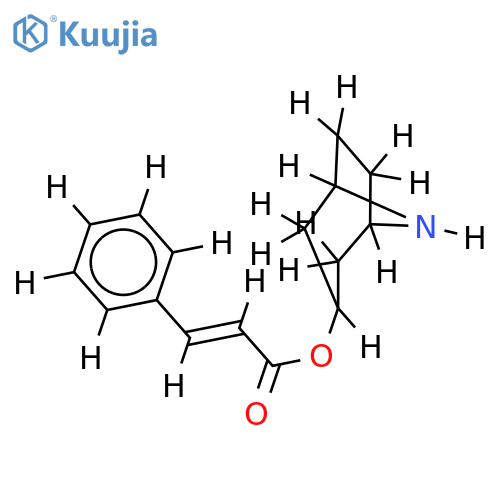 3alpha-cinnamoyloxynortropane structure