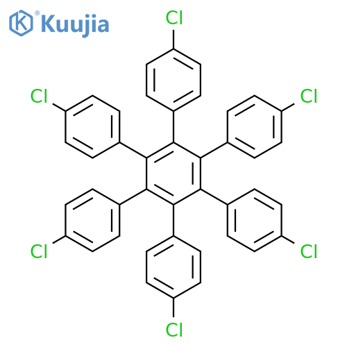 1,1':2',1''-Terphenyl, 4,4''-dichloro-3',4',5',6'-tetrakis(4-chlorophenyl)- structure