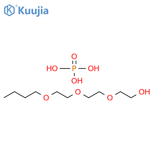 Ethanol, 2-[2-(2-butoxyethoxy)ethoxy]-, phosphate structure
