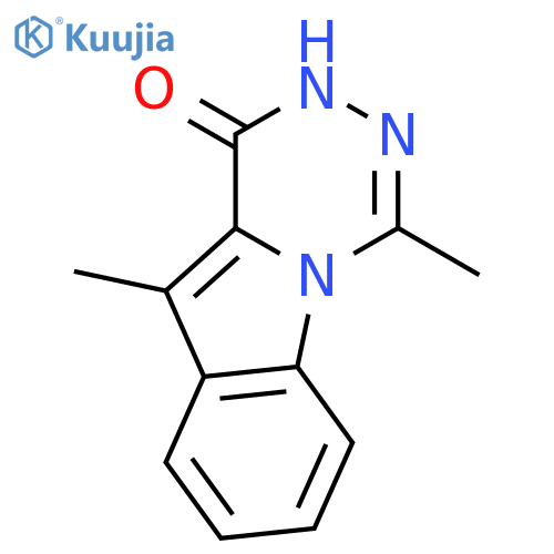 4,10-dimethyl-[1,2,4]Triazino[4,5-a]indol-1(2H)-one structure