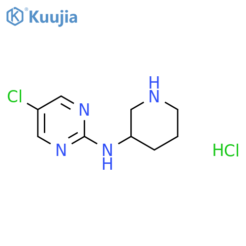 (5-Chloro-pyrimidin-2-yl)-piperidin-3-yl-amine hydrochloride structure
