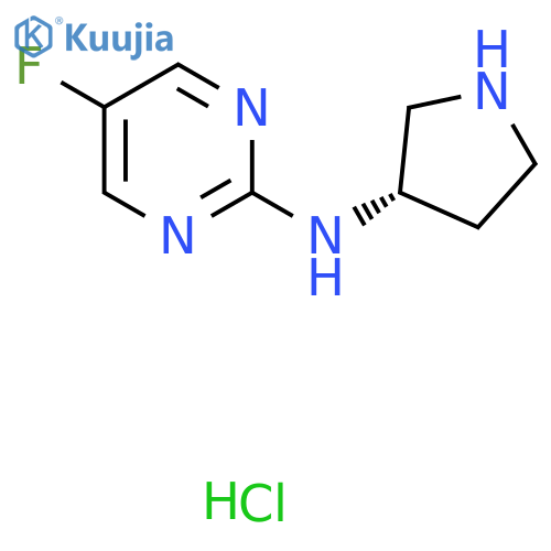 (5-Fluoro-pyrimidin-2-yl)-(S)-pyrrolidin-3-yl-amine hydrochloride structure