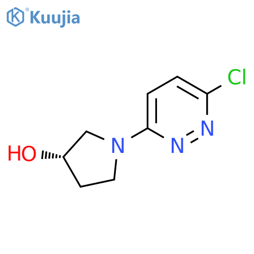 (S)-1-(6-Chloro-pyridazin-3-yl)-pyrrolidin-3-ol structure