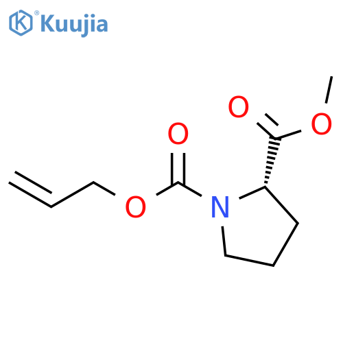 1,2-Pyrrolidinedicarboxylic acid, 2-methyl 1-(2-propenyl) ester, (2S)- structure