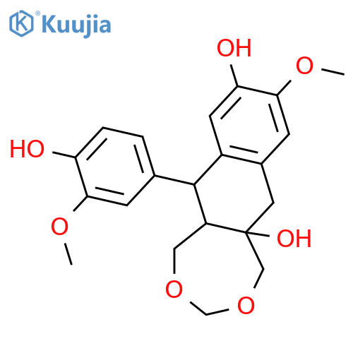 2,7'-Cyclo-8,8'-lignan-3',4,4',5,8,9,9'-heptol; (7'S,8S,8'S)-form, 9,9'-Methylene, 3',5-di-Me ether structure