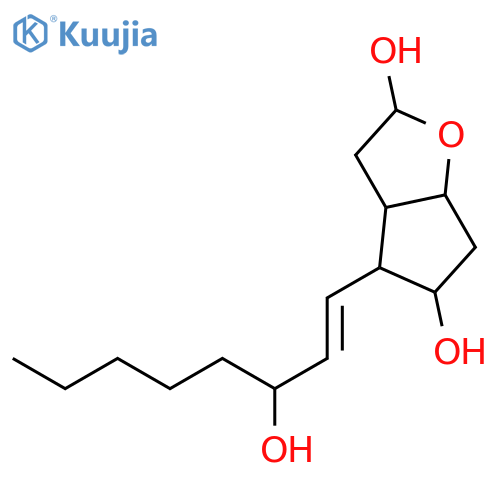 2H-Cyclopenta[b]furan-2,5-diol, hexahydro-4-[(1E,3S)-3-hydroxy-1-octen-1-yl]-, (3aR,4R,5R,6aS)- structure