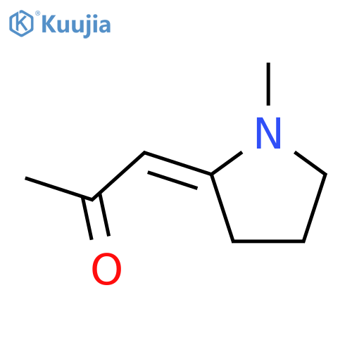 2-Propanone,1-(1-methyl-2-pyrrolidinylidene)-, (1E)- structure