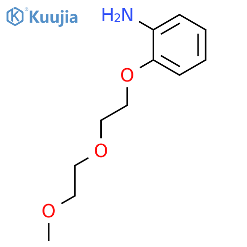 Benzenamine, 2-[2-(2-methoxyethoxy)ethoxy]- structure