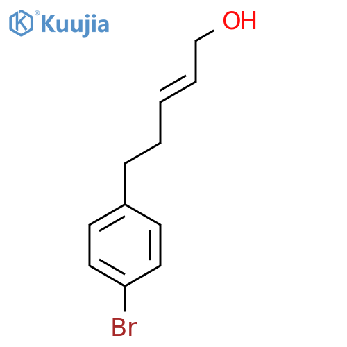 5-(4-bromophenyl)pent-2-en-1-ol structure