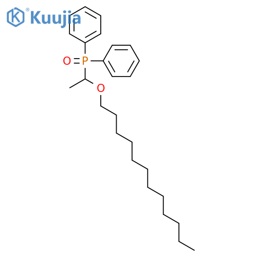 Phosphine oxide, [1-(dodecyloxy)ethyl]diphenyl- structure