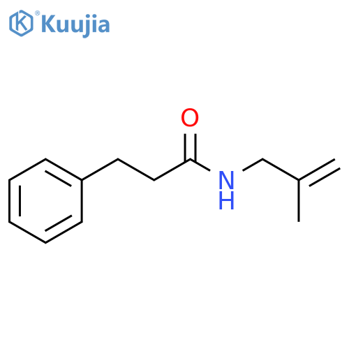 Benzenepropanamide, N-(2-methyl-2-propenyl)- structure