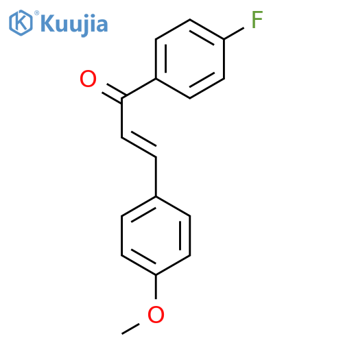 2-Propen-1-one, 1-(4-fluorophenyl)-3-(4-methoxyphenyl)-, (2E)- structure