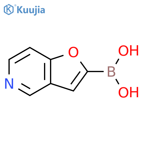 furo[3,2-c]pyridin-2-ylboronic acid structure