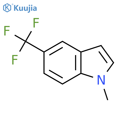 1-Methyl-5-(trifluoromethyl)-1H-indole structure