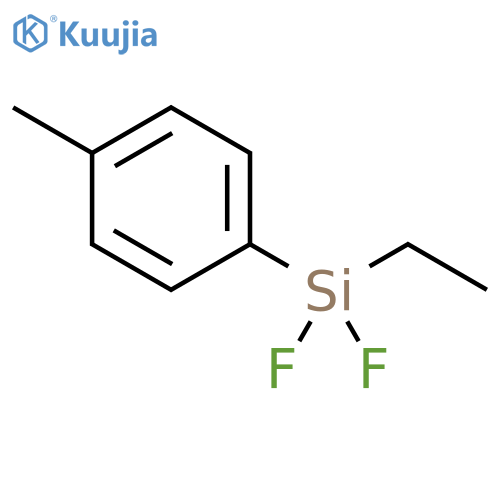 Silane, ethyldifluoro(4-methylphenyl)- structure