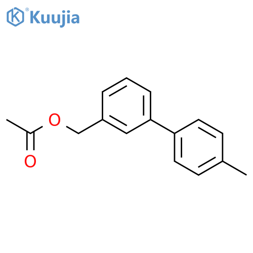 4-'Methyl-1'1-biphenyl-3-yl)methyl Acetate structure