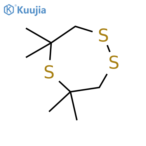 1,2,5-Trithiepane, 4,4,6,6-tetramethyl- structure