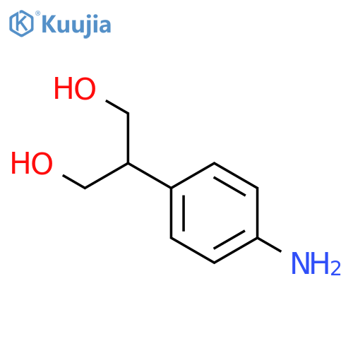 1,3-Propanediol, 2-(4-aminophenyl)- structure