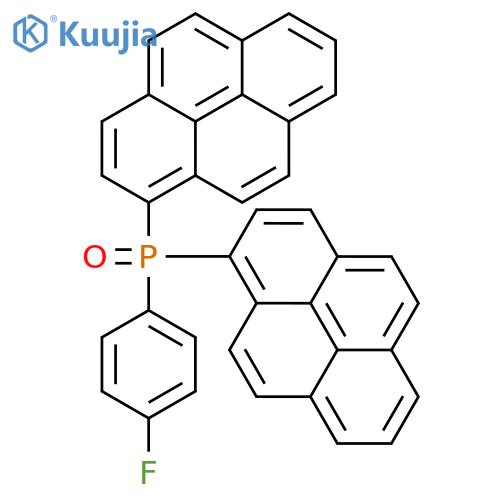 Phosphine oxide, (4-fluorophenyl)di-1-pyrenyl- structure
