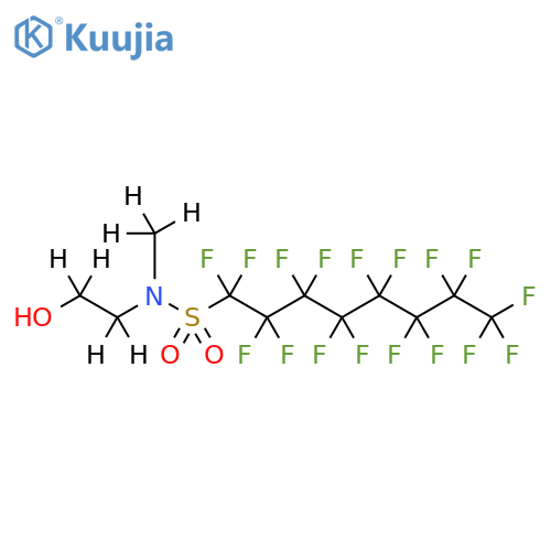N-Methylperfluorooctanesulfonamidoethanol-d7 (~80%) structure