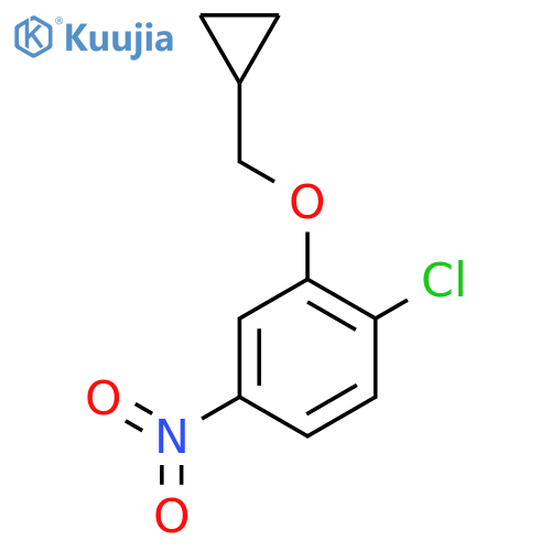 1-Chloro-2-(cyclopropylmethoxy)-4-nitrobenzene structure