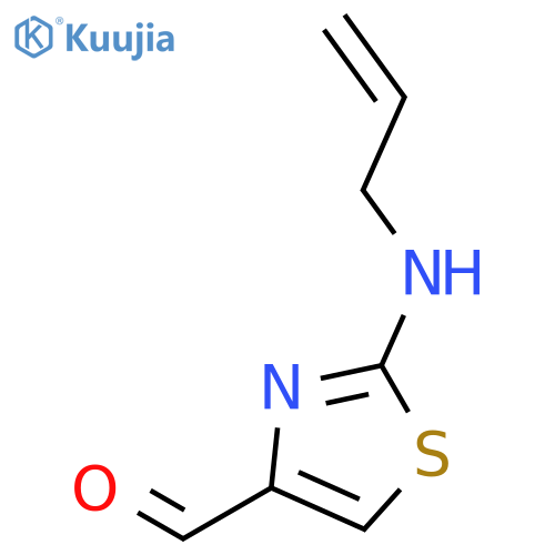 4-Thiazolecarboxaldehyde, 2-(2-propenylamino)- structure