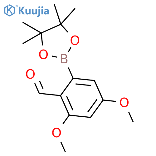 2-Formyl-3,5-dimethoxyphenylboronic Acid Pinacol Ester structure