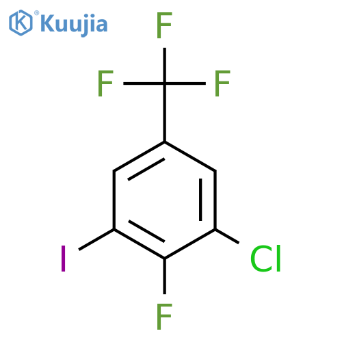 3-Chloro-4-fluoro-5-iodobenzotrifluoride structure