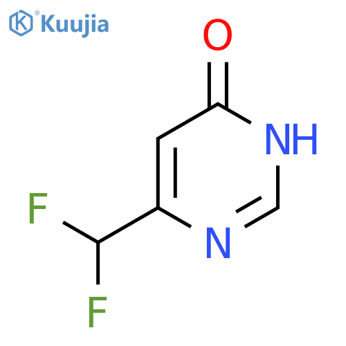 6-(difluoromethyl)-3,4-dihydropyrimidin-4-one structure