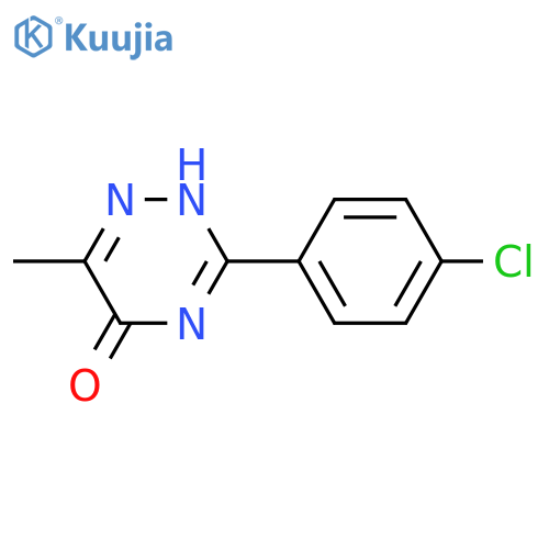 3-(4-chlorophenyl)-6-methyl-1,2,4-triazin-5-ol structure