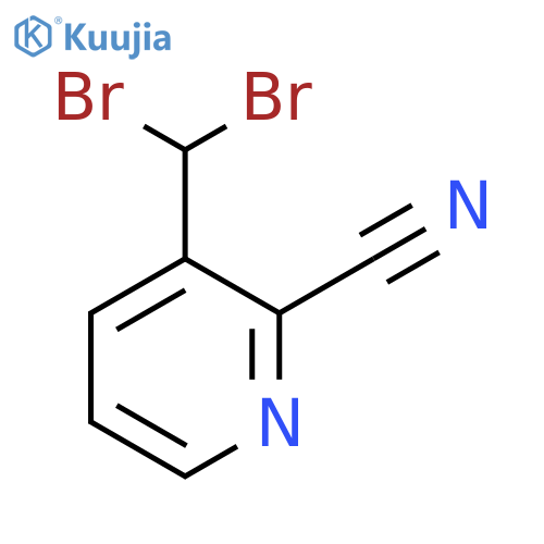 3-(Dibromomethyl)picolinonitrile structure
