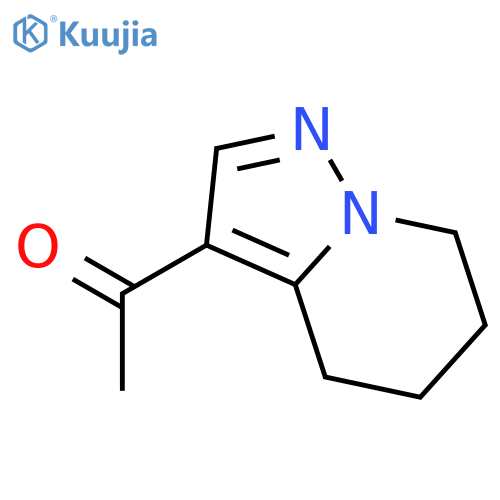 1-{4H,5H,6H,7H-pyrazolo1,5-apyridin-3-yl}ethan-1-one structure