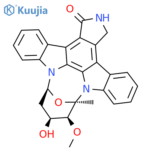 9,13-Epoxy-1H,9H-diindolo[1,2,3-gh:3',2',1'-lm]pyrrolo[3,4-j][1,7]benzodiazonin-1-one,2,3,10,11,12,13-hexahydro-11-hydroxy-10-methoxy-9-methyl-, (9S,10R,11R,13R)-(9CI) structure