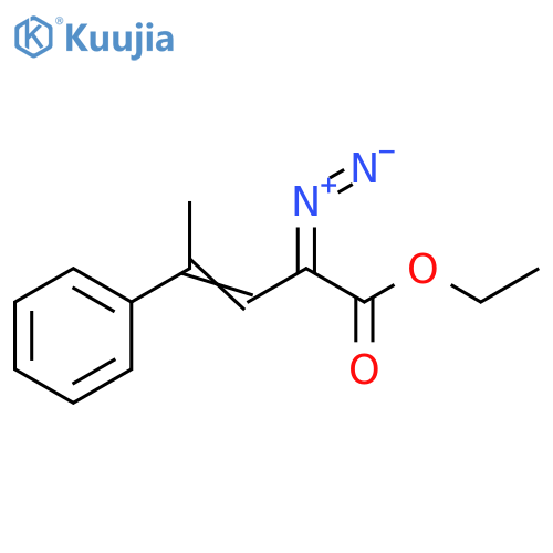 3-Pentenoic acid, 2-diazo-4-phenyl-, ethyl ester structure