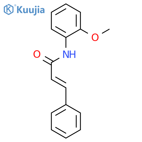 N-(2-methoxyphenyl)-3-phenylprop-2-enamide structure