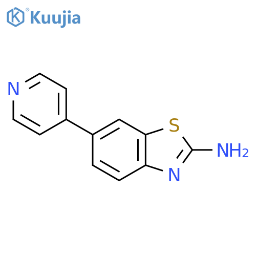6-(Pyridin-4-yl)benzo[d]thiazol-2-amine structure