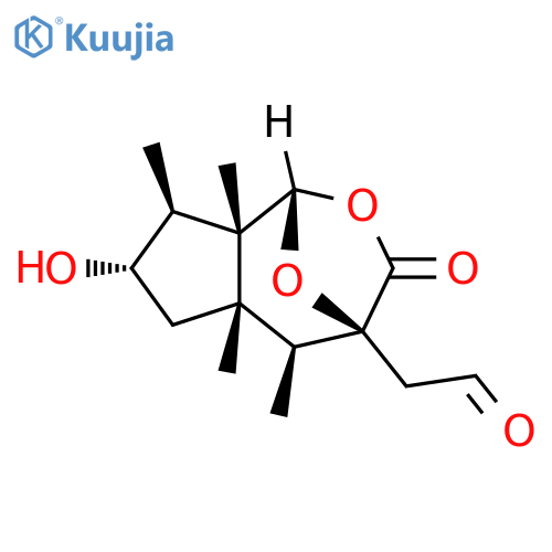 1,4-Epoxy-1H-cyclopent[c]oxepin-4(3H)-acetaldehyde,hexahydro-7-hydroxy-5,5a,8,8a-tetramethyl-3-oxo-, (1S,4S,5S,5aS,7S,8S,8aS)- structure
