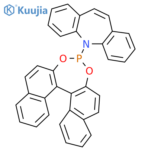 5-(11bR)-Dinaphtho2,1-d:1',2'-f1,3,2dioxaphosphepin-4-yl-5H-dibenzb,fazepine structure