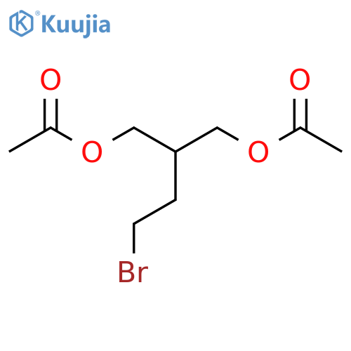 2-(Acetoxymethyl)-4-bromobutyl Acetate structure