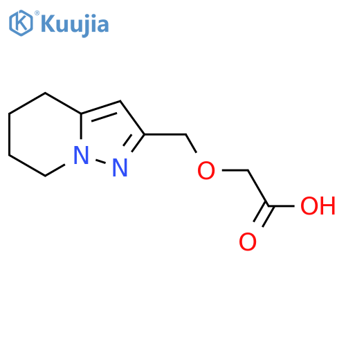 2-((4,5,6,7-Tetrahydropyrazolo[1,5-a]pyridin-2-yl)methoxy)acetic acid structure