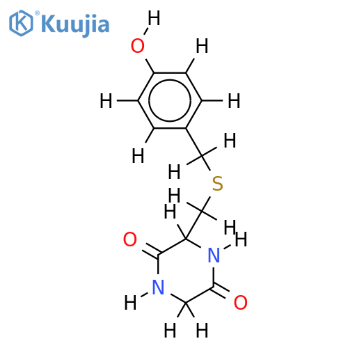 cyclo[glycine-L-S-(4''-hydroxybenzyl)cysteine] structure